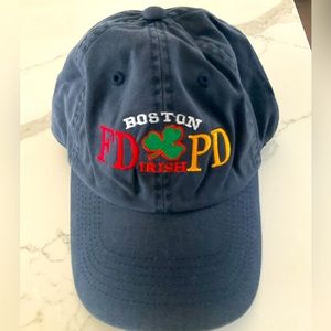 Unique Embroidered Boston PD/FD/Irish Cap